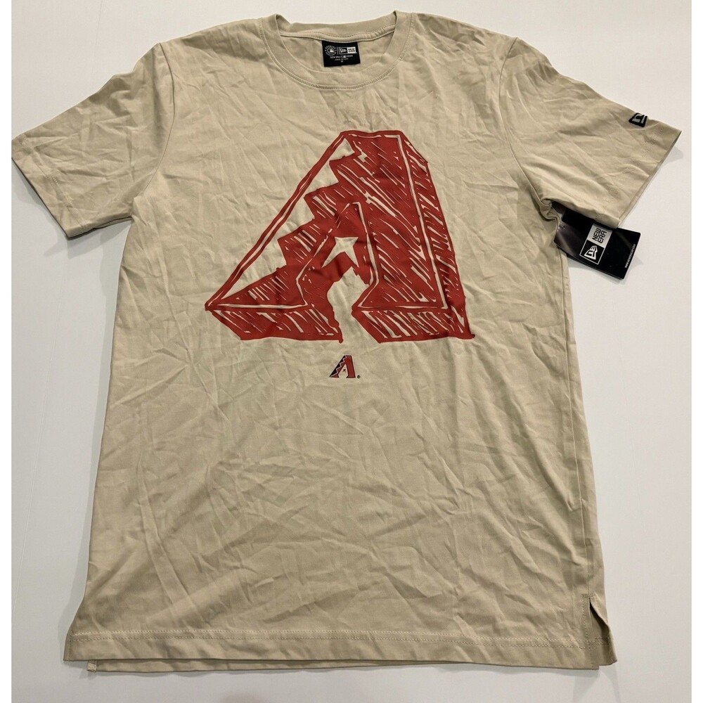 Arizona Diamondbacks New Era Brand T-Shirt Beige Men’s M 2024 Genuine Merch
